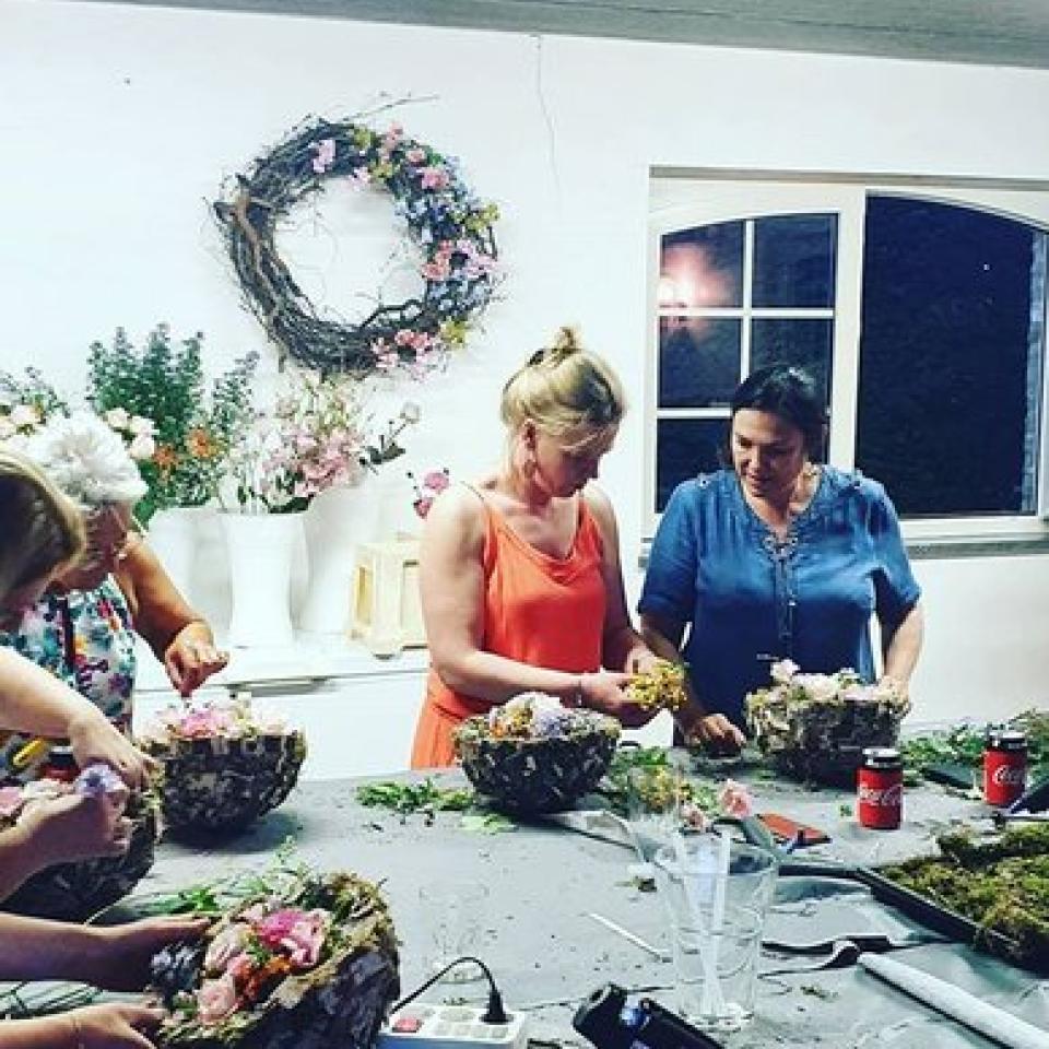 Bloemschikken workshops by fran koksijde